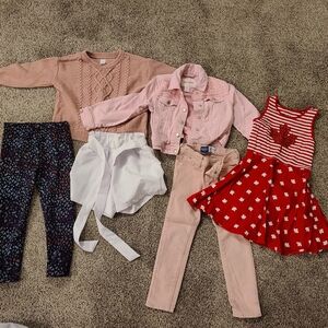 4T Girls Mixed Outfit Bundle
